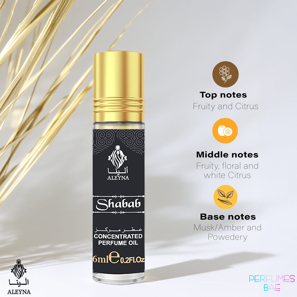 SHABAB Attar Roll-On Perfume 6ml ALEYNA