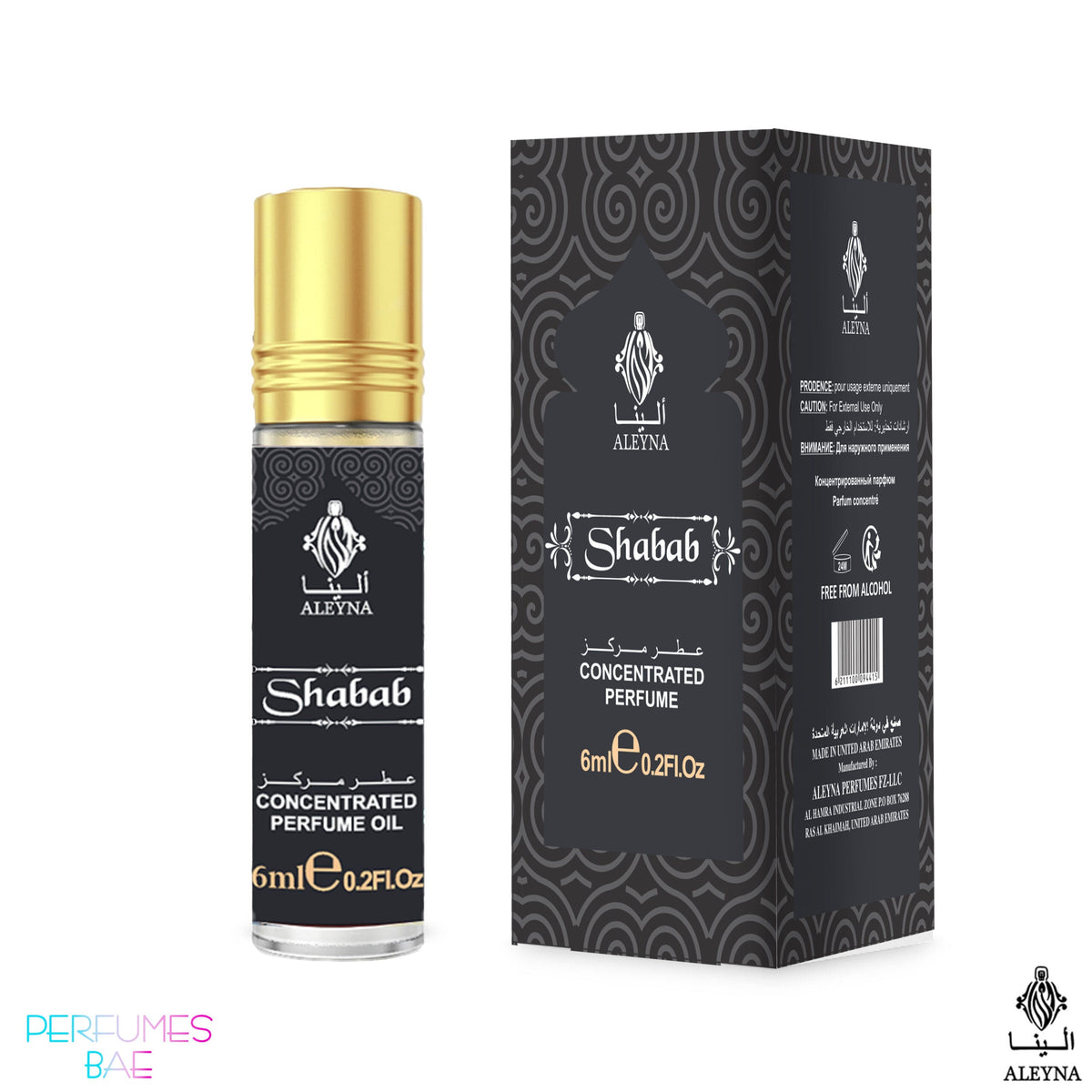 SHABAB Attar Roll-On Perfume 6ml ALEYNA