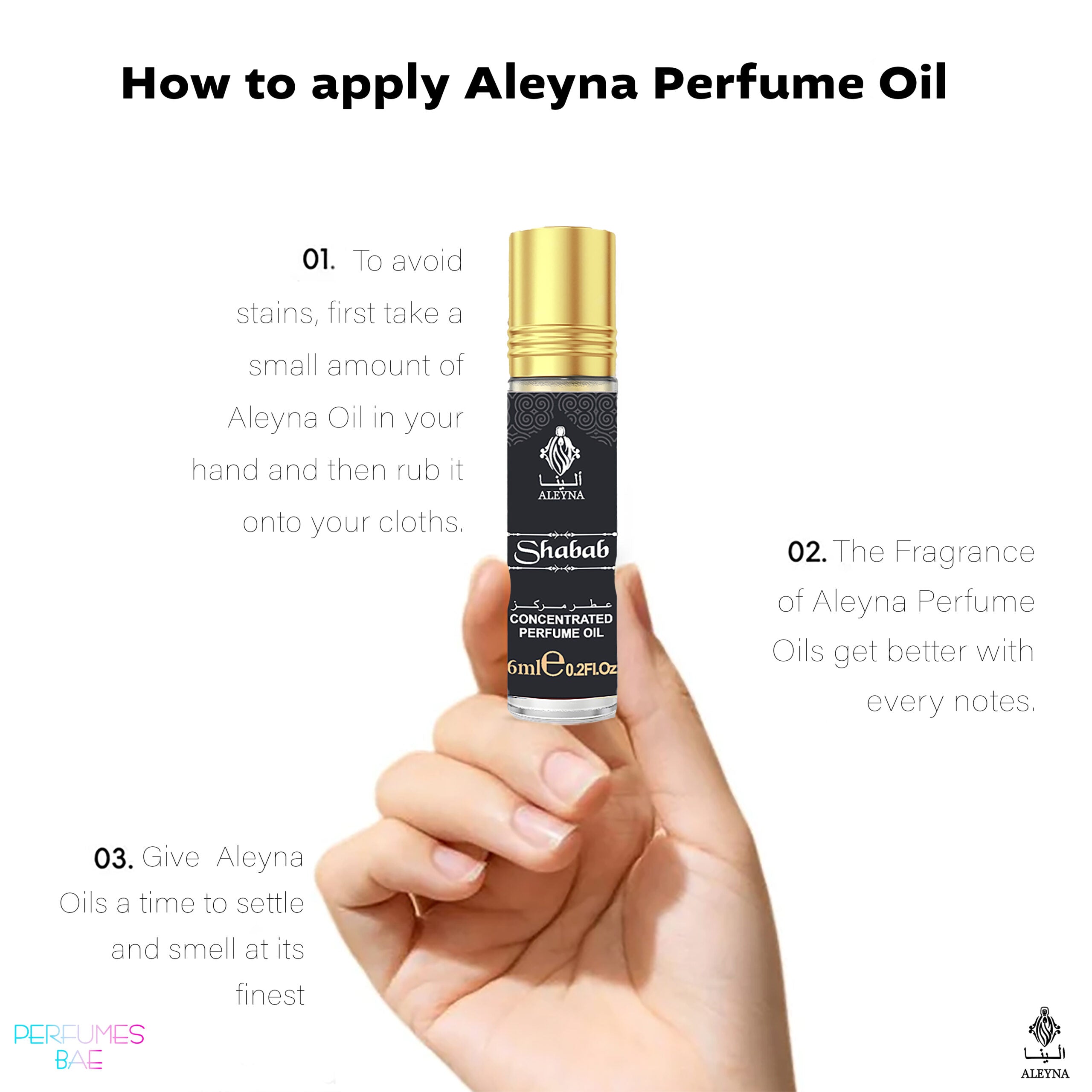 SHABAB Attar Roll-On Perfume 6ml