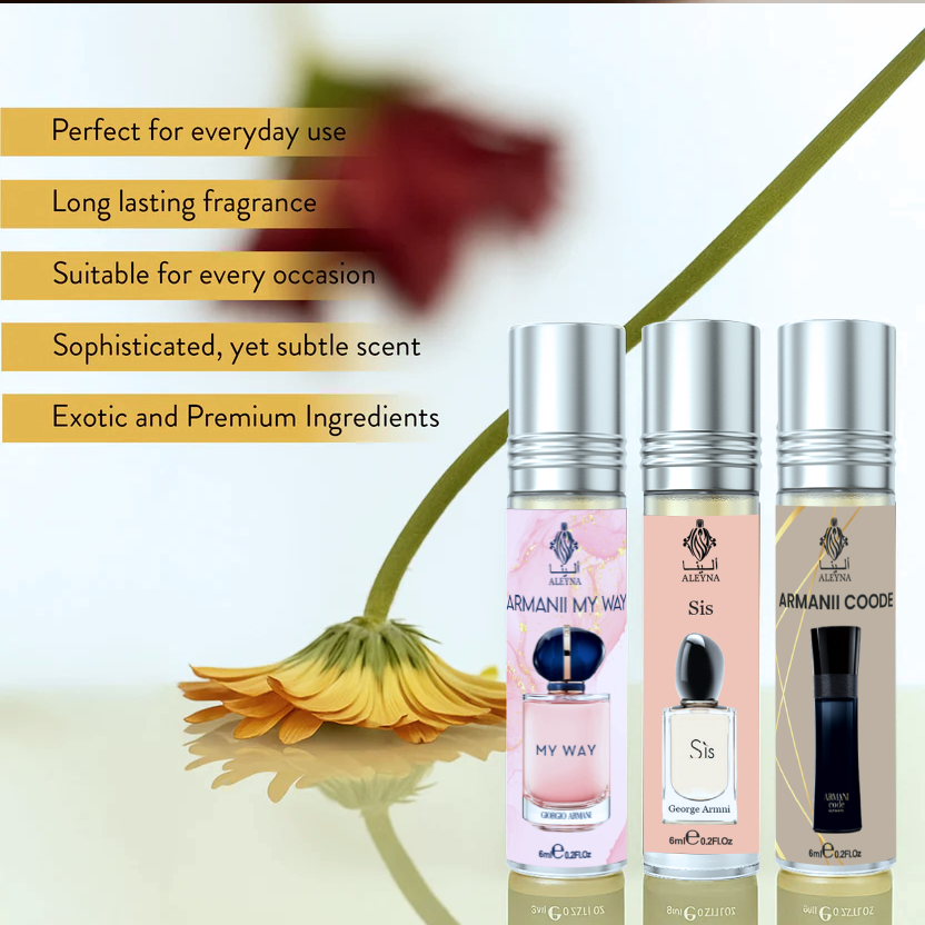 Armanii Perfume Attar Oil 6ml ALEYNA