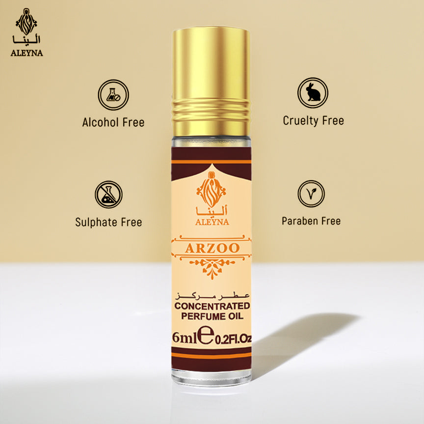 ARZOO Attar Roll-On Perfume 6ml ALEYNA