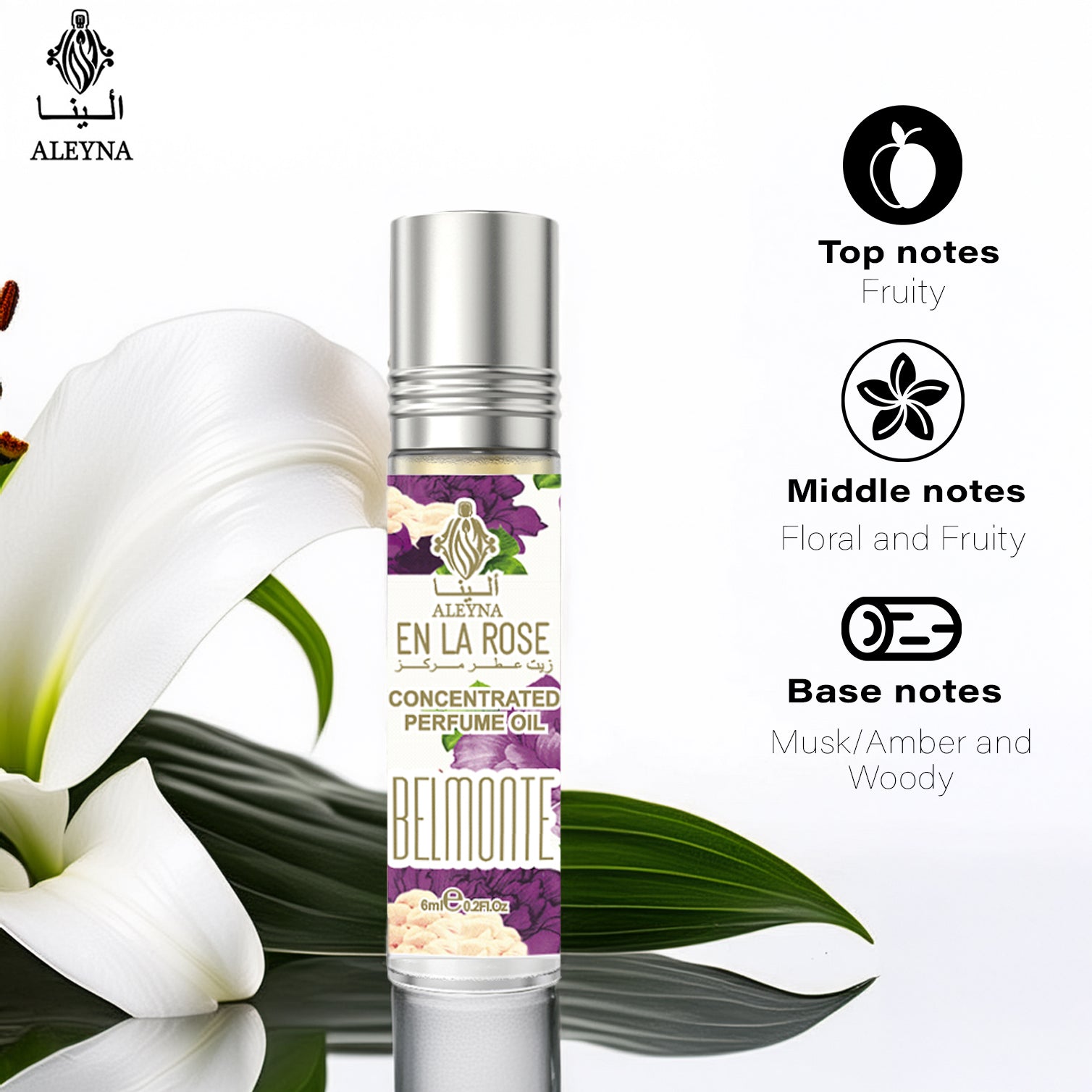 Belmonte Attar Roll-On Perfume 6ml