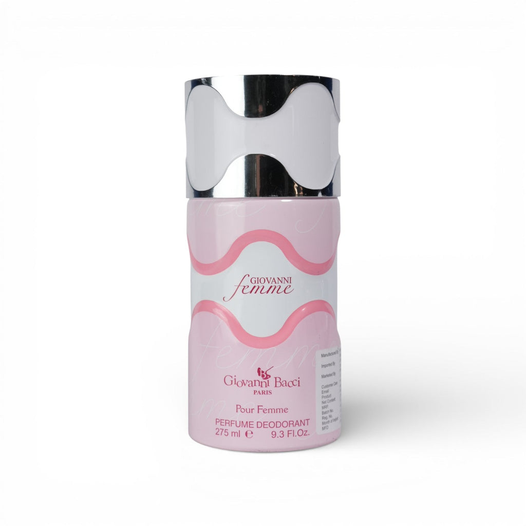 Femme Pour Femme Perfume Deodorant Spray 275ml GIOVANNI BACCI