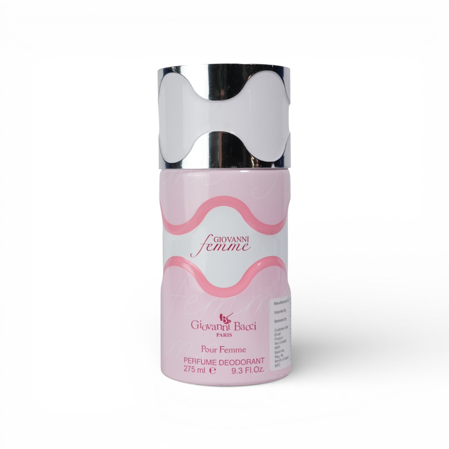 Femme Pour Femme Perfume Deodorant Spray 275ml GIOVANNI BACCI
