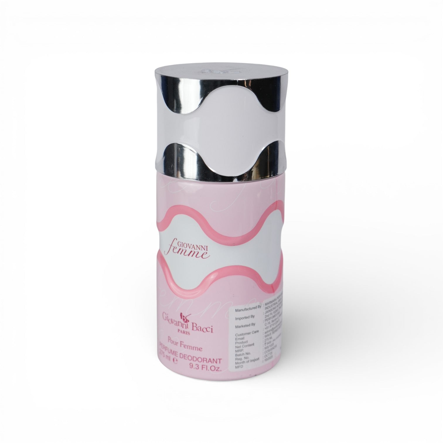 Femme Pour Femme Perfume Deodorant Spray 275ml GIOVANNI BACCI