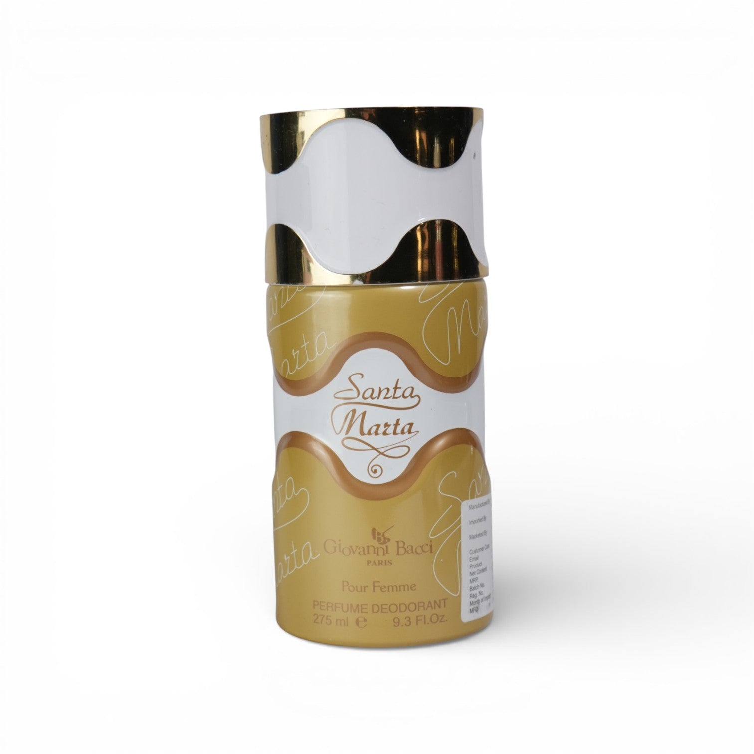Santa Marta Pour Femme Perfume Deodorant Spray 275ml GIOVANNI BACCI