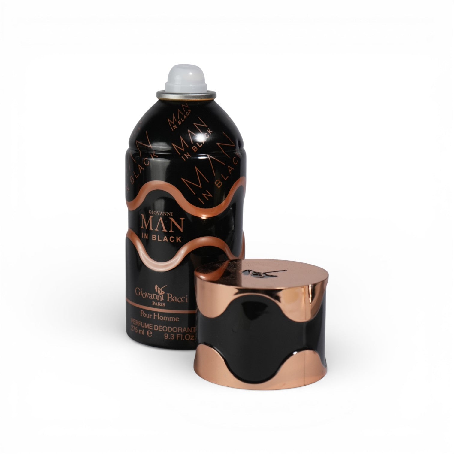 Man In Black Pour Homme Perfume Deodorant Spray 275ml GIOVANNI BACCI