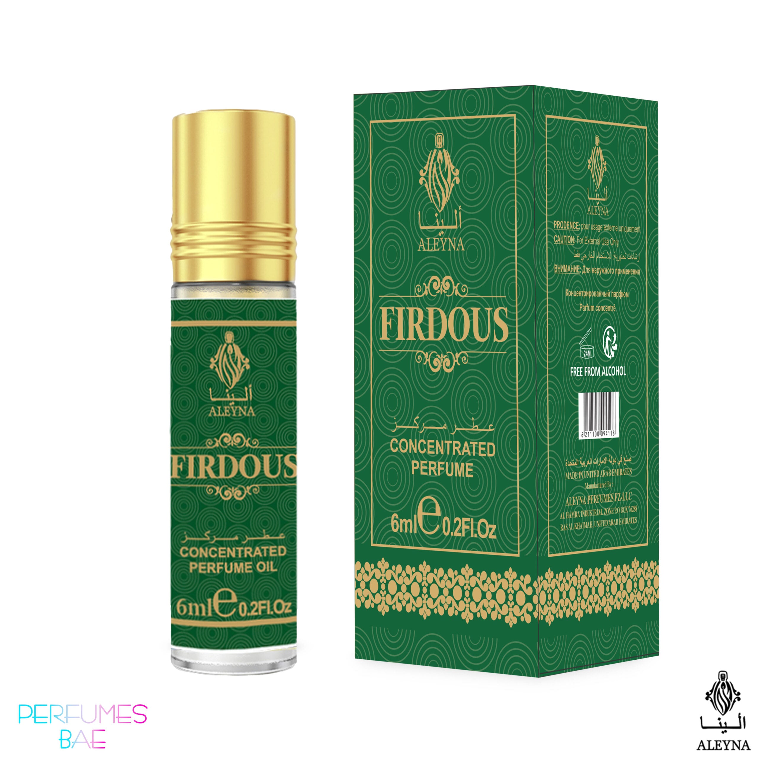 FIRDOUS Attar Roll-On Perfume 6ml