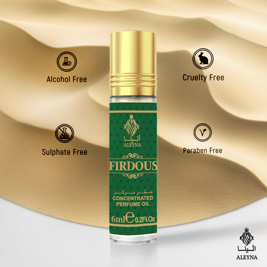 FIRDOUS Attar Roll-On Perfume 6ml ALEYNA