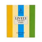 Parisis Parfums Lively For Men Paris Gift Set 3 x 100ml Eau de Toilette Parisis Parfums