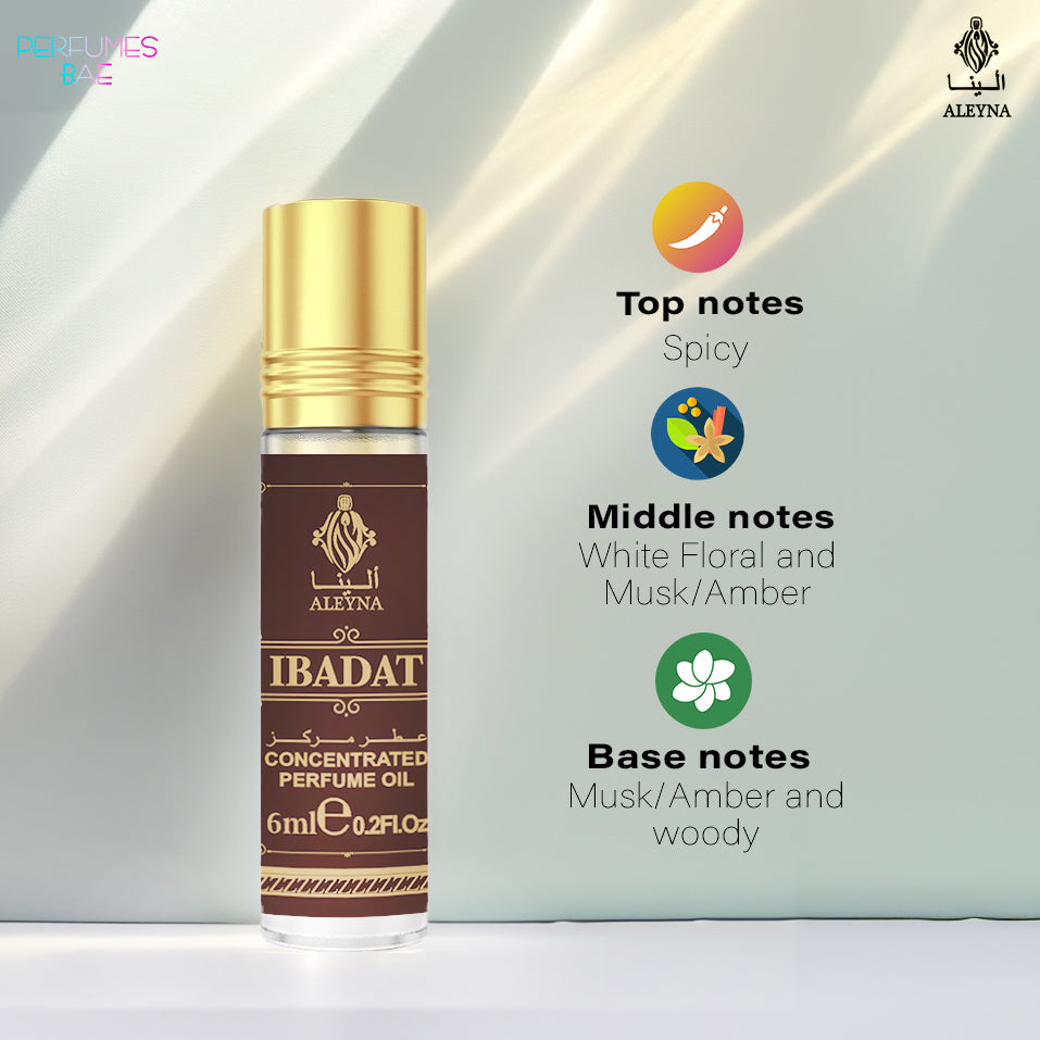 IBADAT Attar Roll-On Perfume ALEYNA