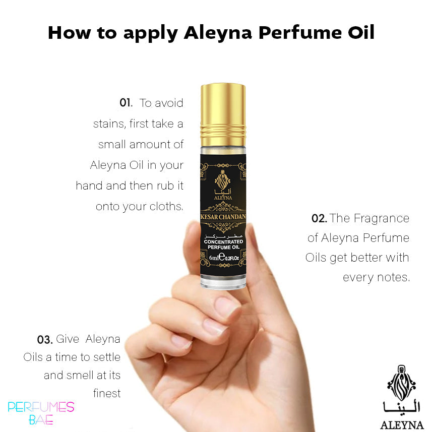 KESAR CHANDAN Attar Roll-On Perfume 6ml ALEYNA