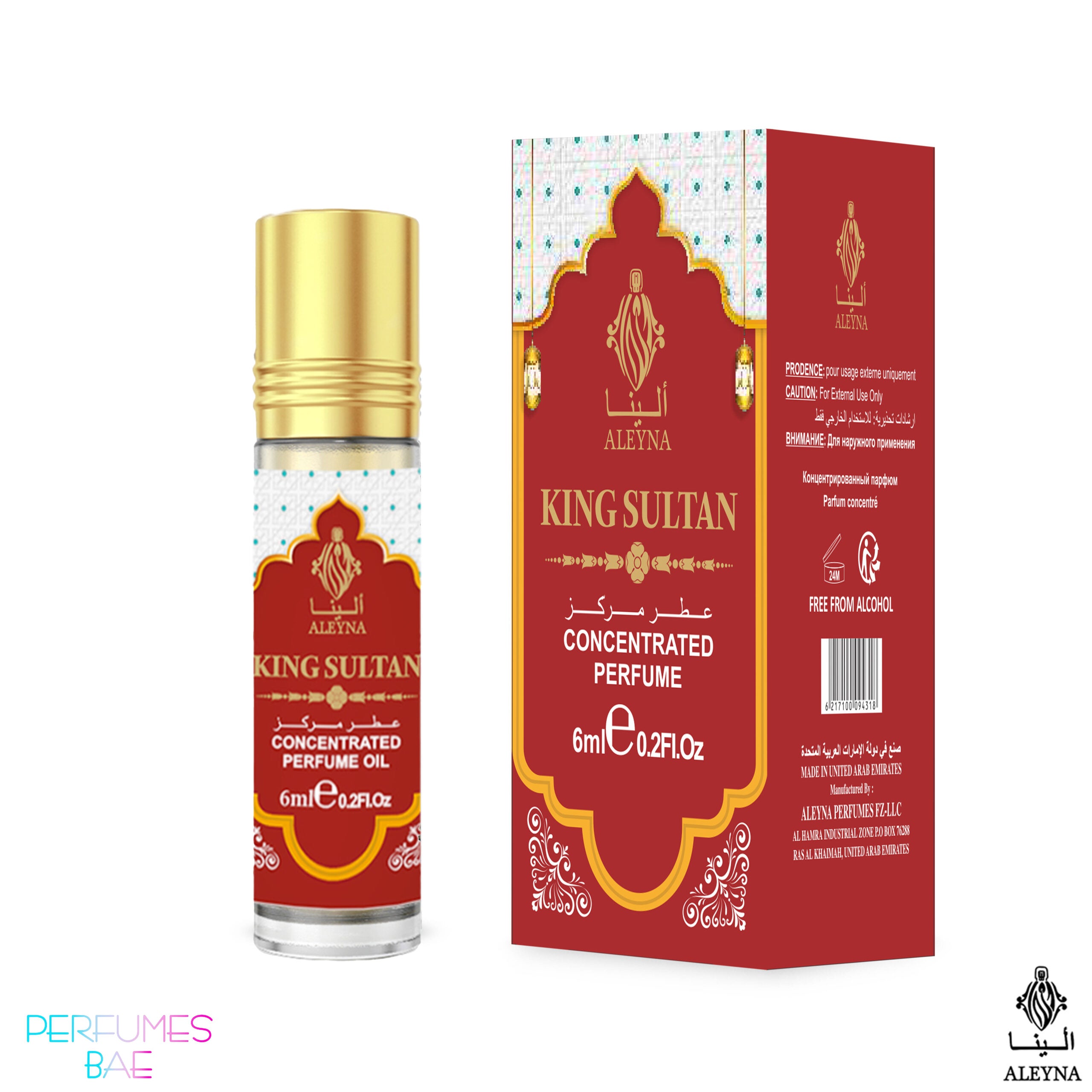 KING SULTAN Attar Roll-On Perfume 6ml