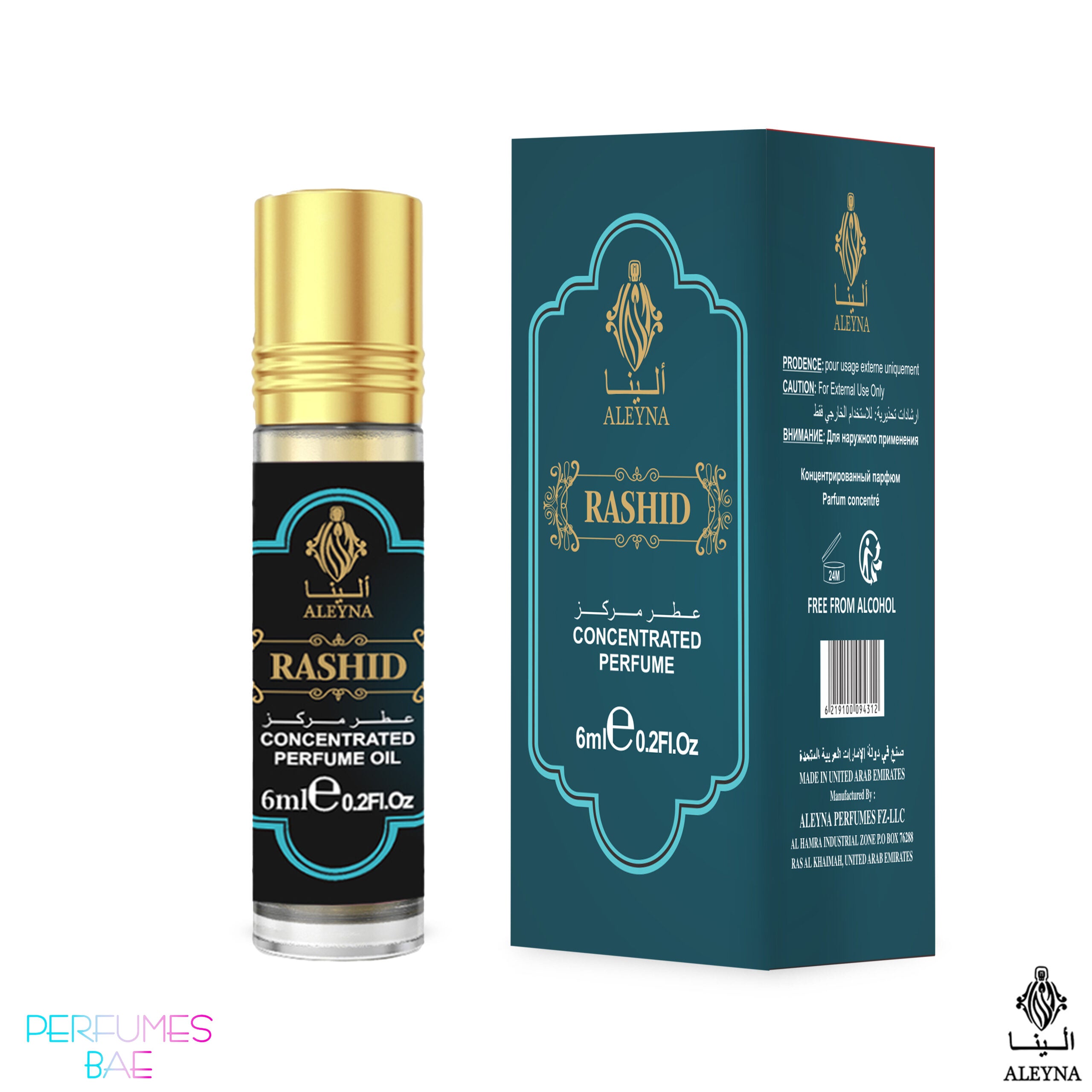 RASHID Attar Roll-On Perfume 6ml