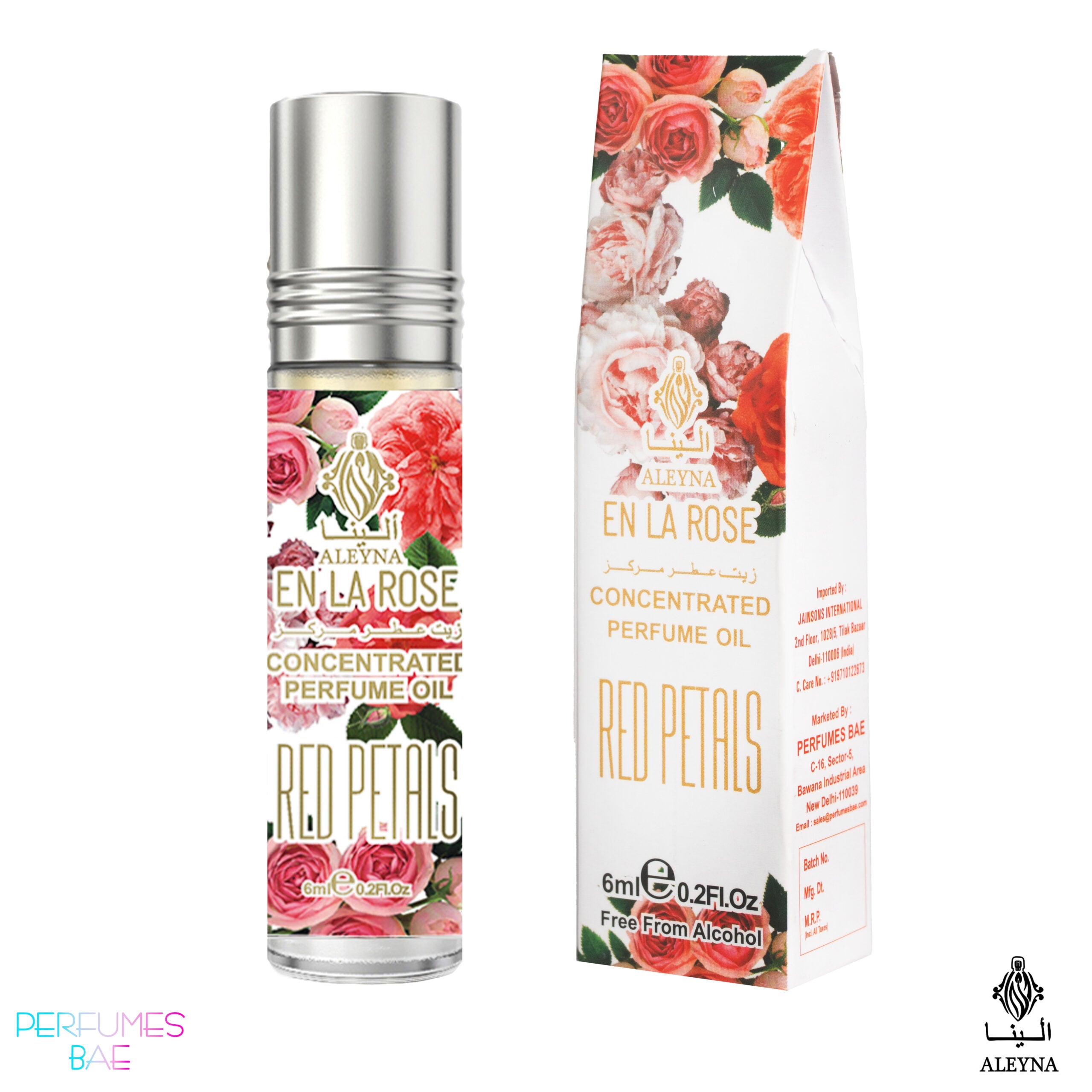 RED PETALS Attar Roll-On Perfume 6ml