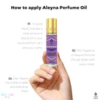 WHITE ROSE Attar Roll-On Perfume 6ml ALEYNA
