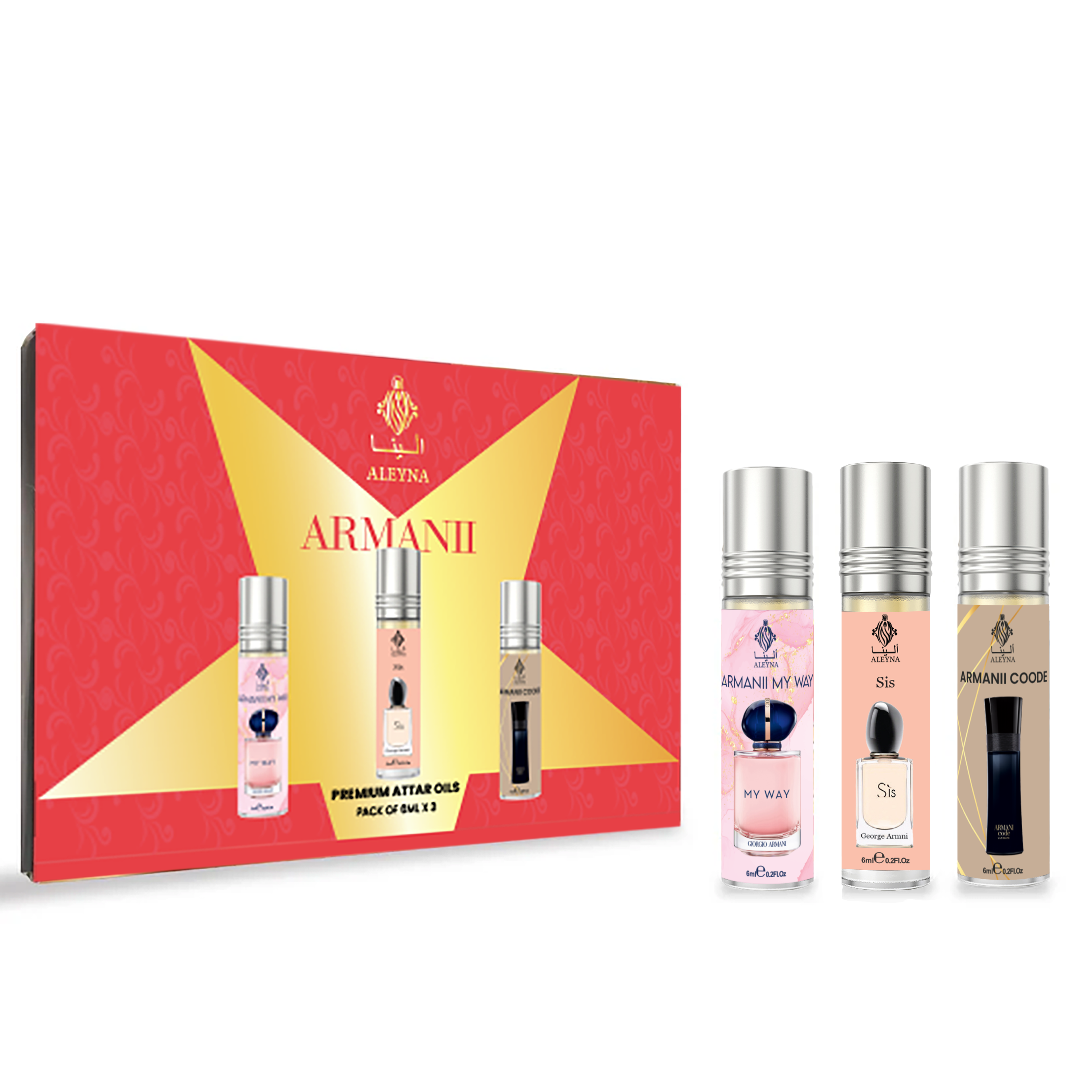 Armanii Perfume Attar Oil 6ml ALEYNA